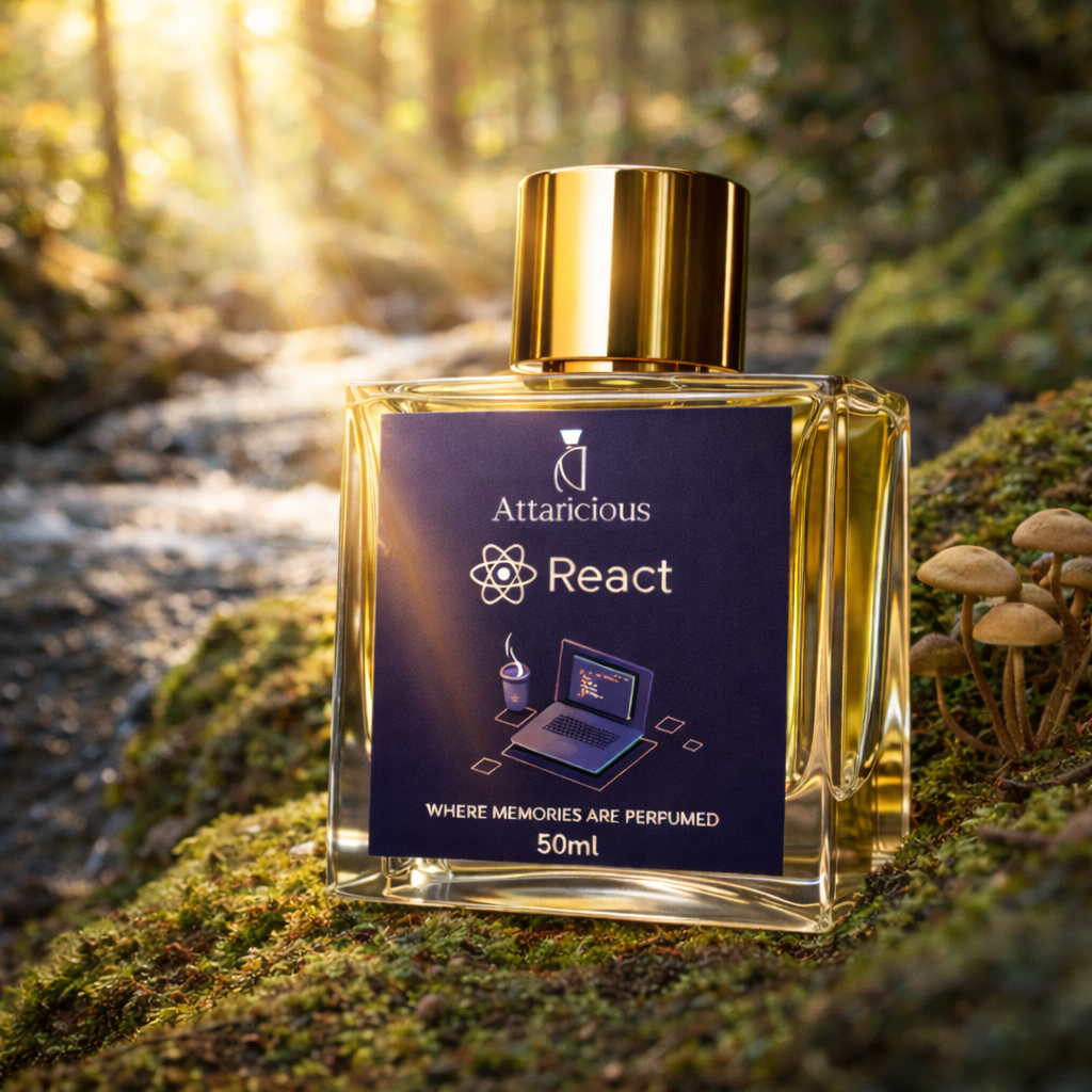 Attaricious | React Perfume | Amber & Musk | Inspiration | 50ml