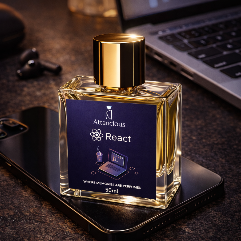 Attaricious | React Perfume | Amber & Musk | Inspiration | 50ml