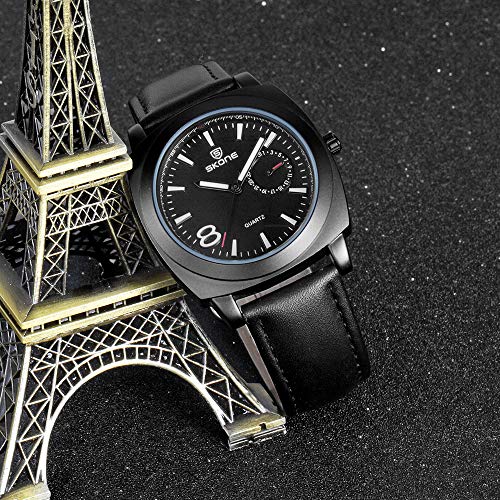 Men's Aviator-Inspired Textured Dial Watch