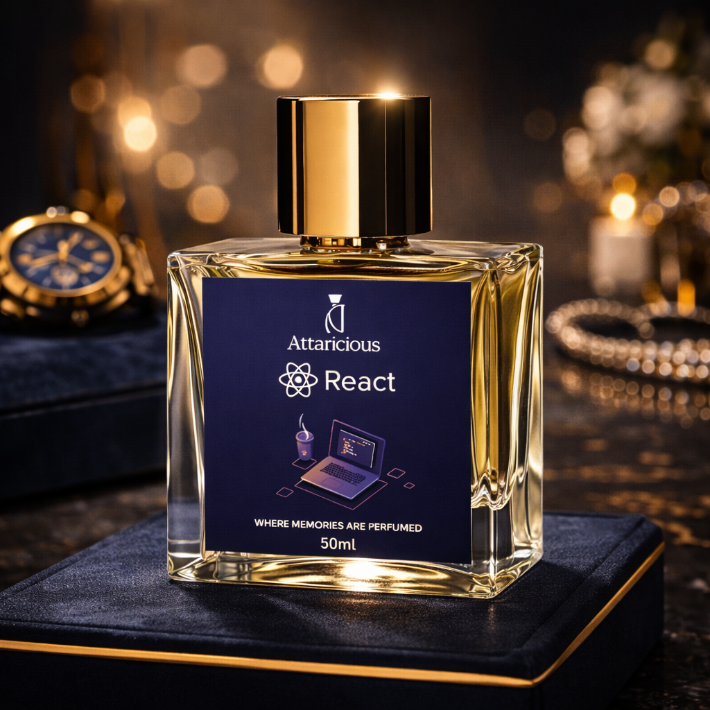 Attaricious | React Perfume | Amber & Musk | Inspiration | 50ml