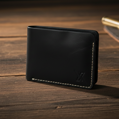 X Wallet | Cow Leather | Black | Rugged | Premium Quality